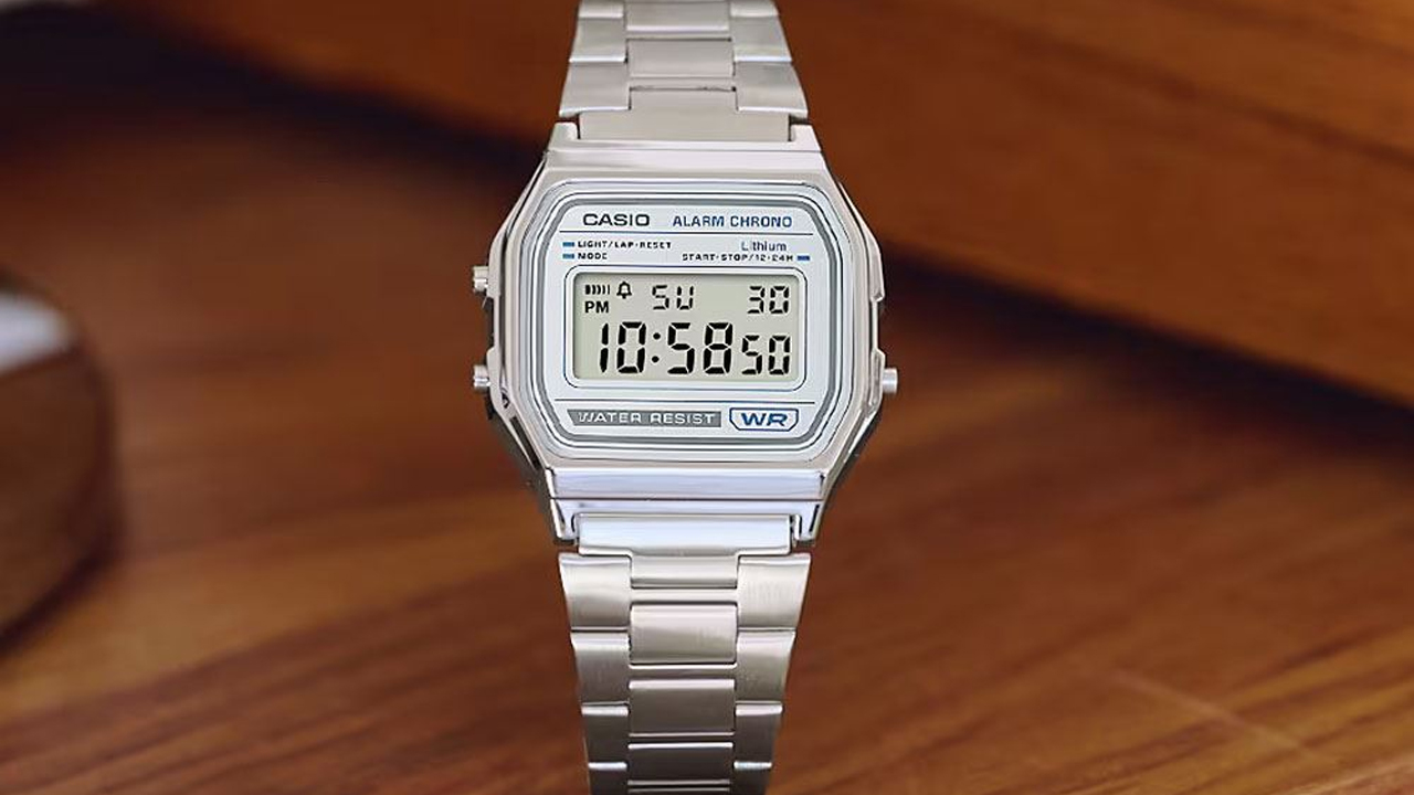 Casio A158WEA-7DF có vẻ đẹp cổ điển