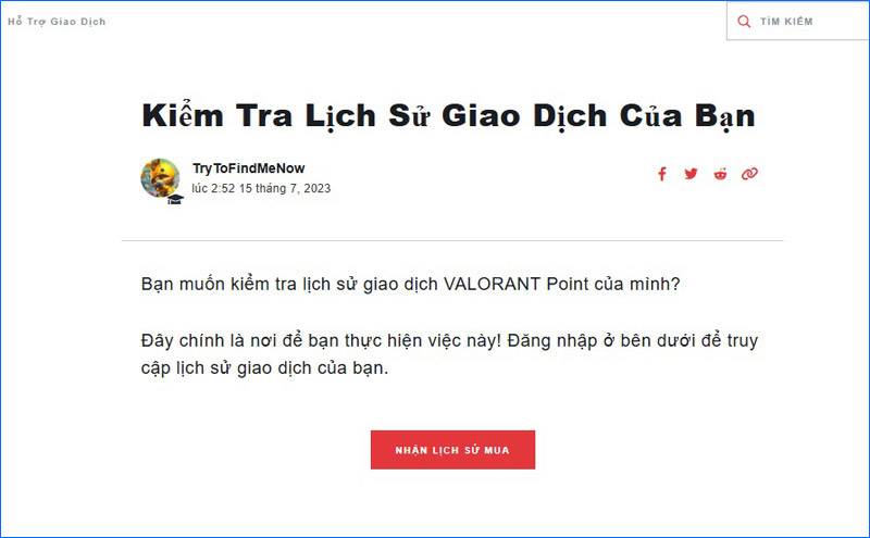 ChọnPurchase History và nhấn nhận lịch sử