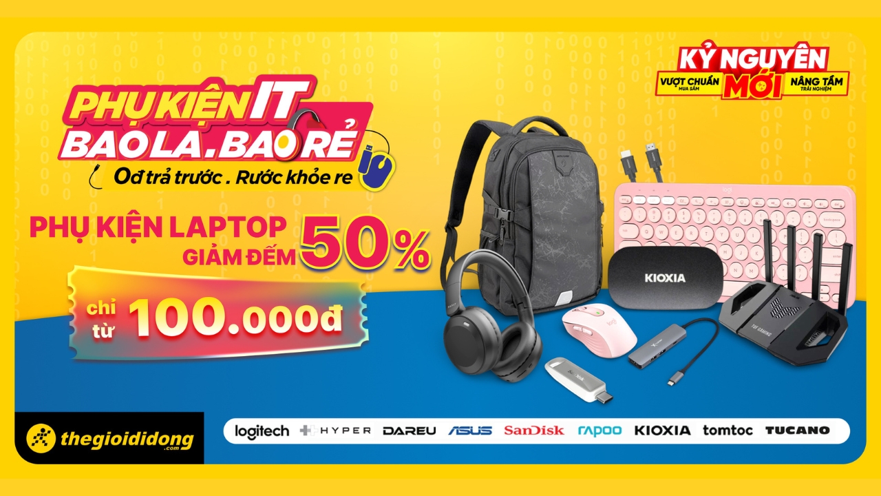 Phụ kiện xịn ưu đãi 4/4 tại TGDĐ