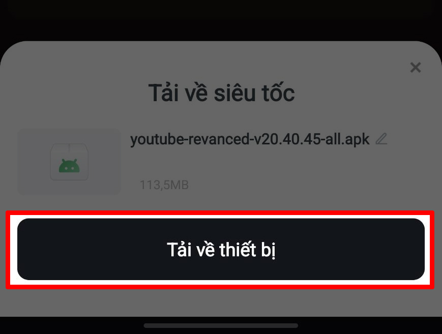 Cách tải YouTube ReVanced 20.40.45