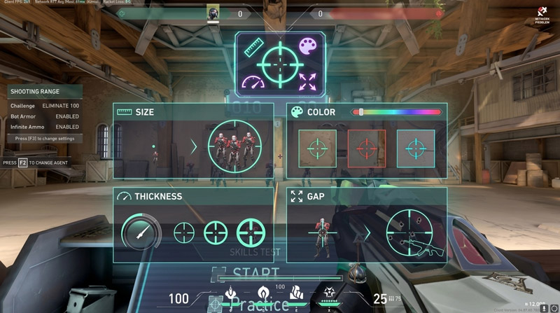 Tùy chỉnh crosshair hợp lý giúp ngắm chuẩn, tăng độ chính xác