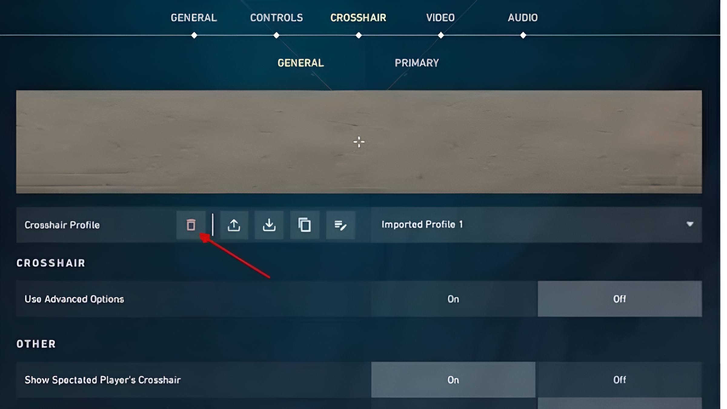 Mở danh sách hồ sơ tâm ngắm để nhập code mới