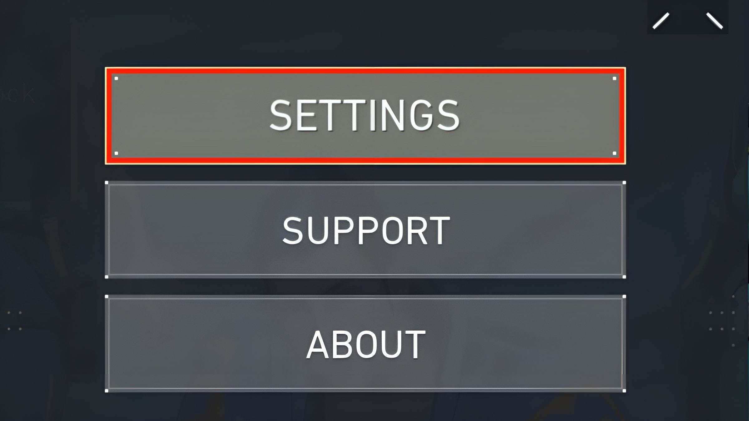 Vào Settings để thiết lập các tùy chỉnh cần thiết
