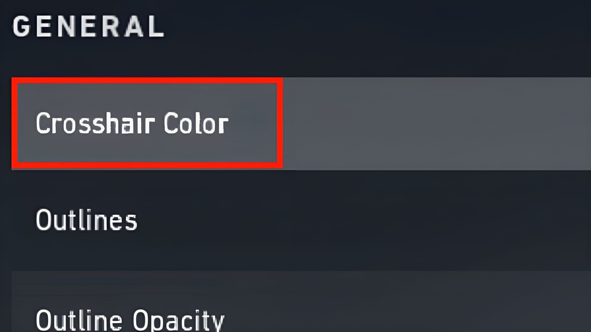 Chọn màu tương phản cao giúp tâm luôn rõ nét