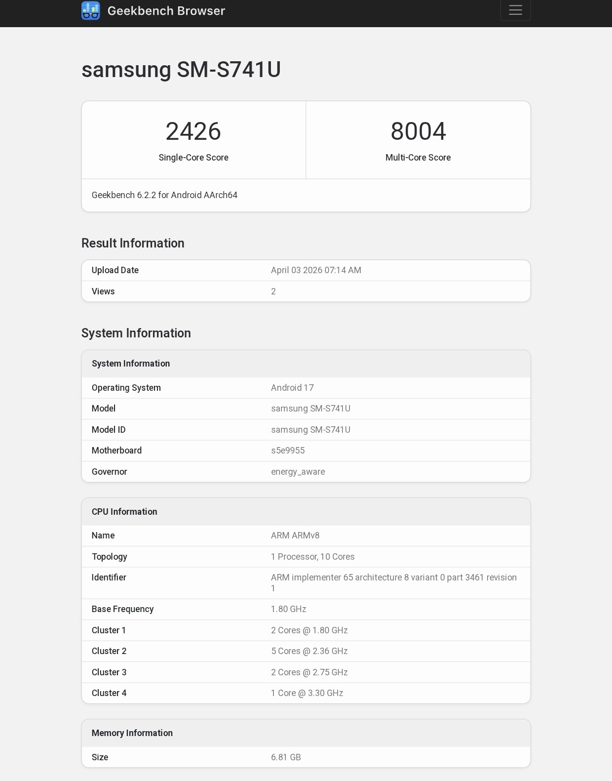Samsung Galaxy S26 FE