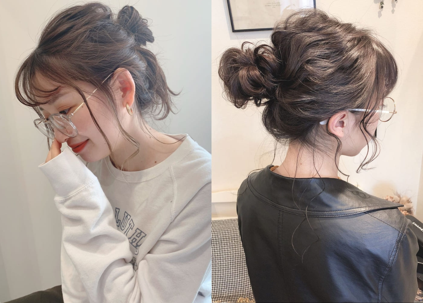 Kiểu tóc búi cao năng động