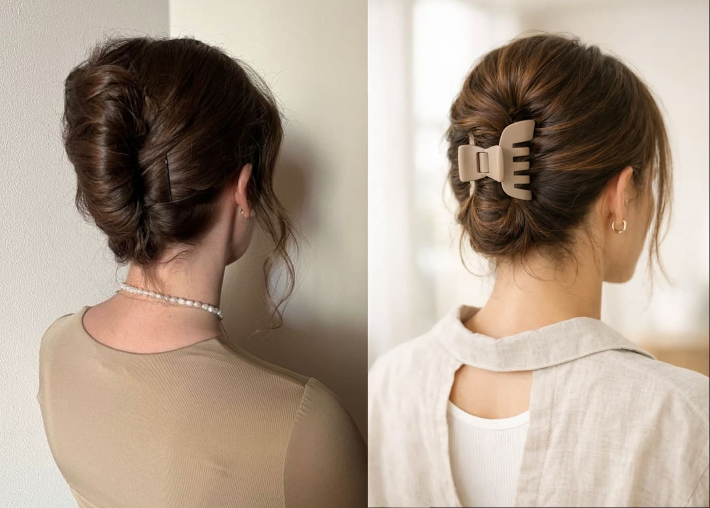 Kiểu tóc búi xoắn kiểu Pháp sang trọng, tôn lên khí chất