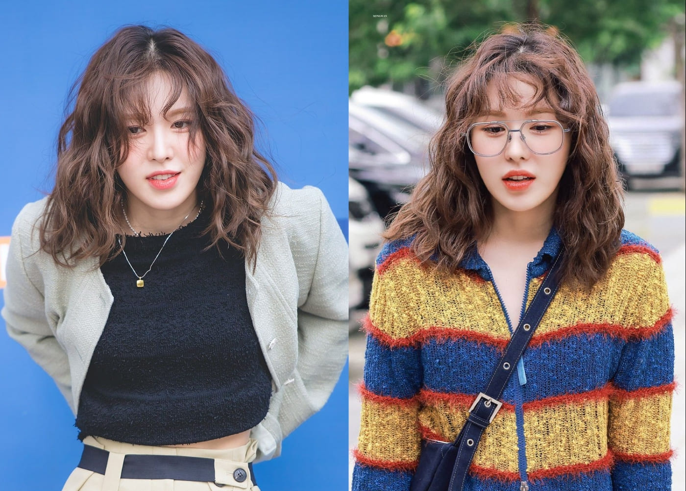 Tóc ngắn xoăn rối nhẹ