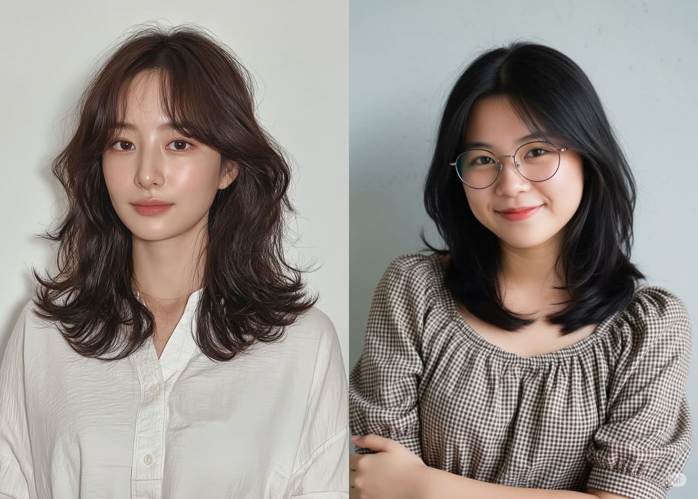 Kiểu tóc Lob xoăn nhẹ ngang vai