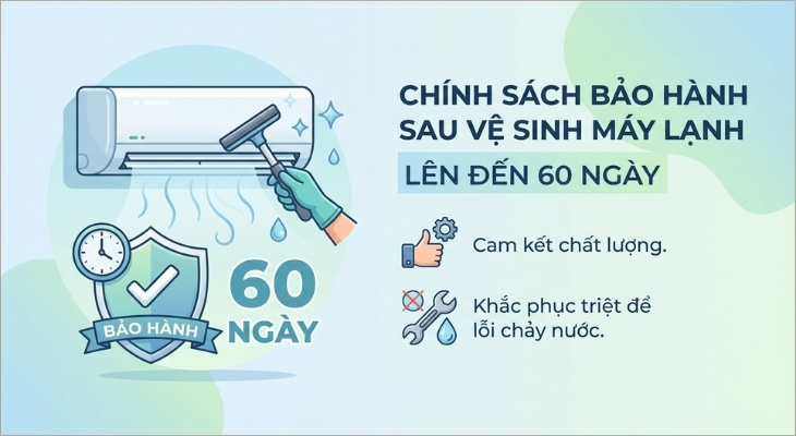 Dịch vụ vệ sinh máy lạnh của Thợ Điện máy XANH có bảo hành 60 ngày Dịch vụ vệ sinh máy lạnh của Thợ Điện máy XANH có bảo hành 60 ngày