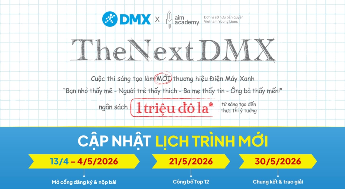 Lộ trình cuộc thi The Next DMX được cập nhật trên website chính thức
