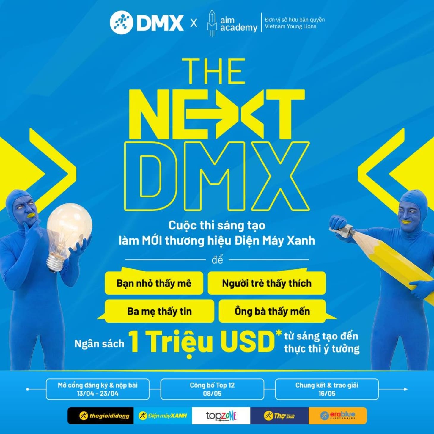 Lộ trình cuộc thi The Next DMX được công bố trên website chính thức