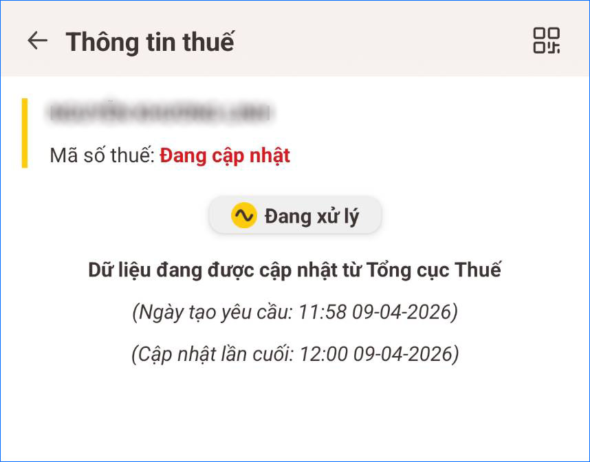 Theo dõi trạng thái, duyệt nhanh nếu thông tin chính xác