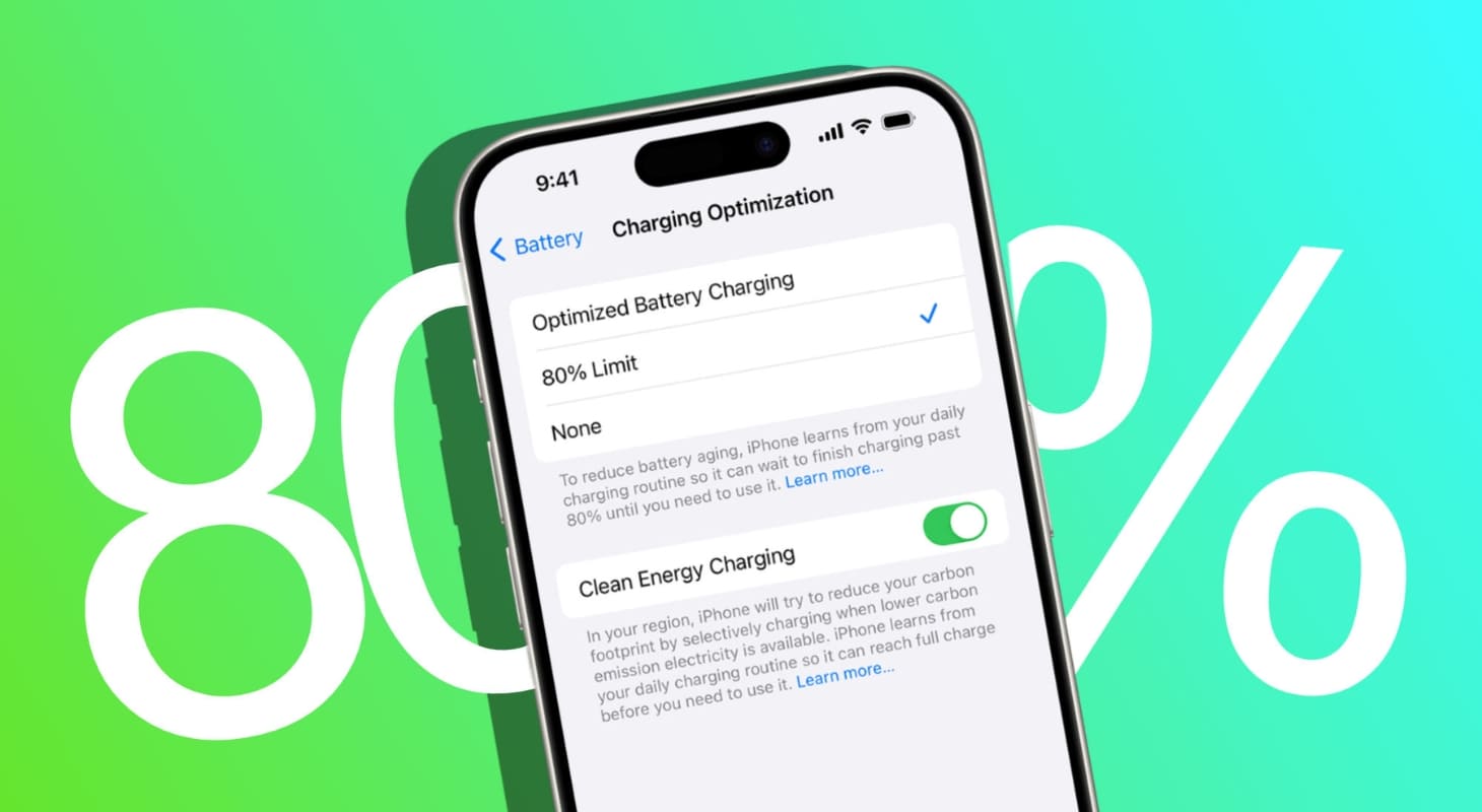 Từ dòng iPhone 15 trở đi,  Apple cho phép tùy chọn giới hạn sạc ở mức 80%