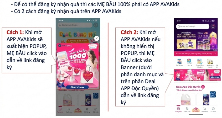 Cách đăng ký chương trình Ngày của Mẹ 10/5