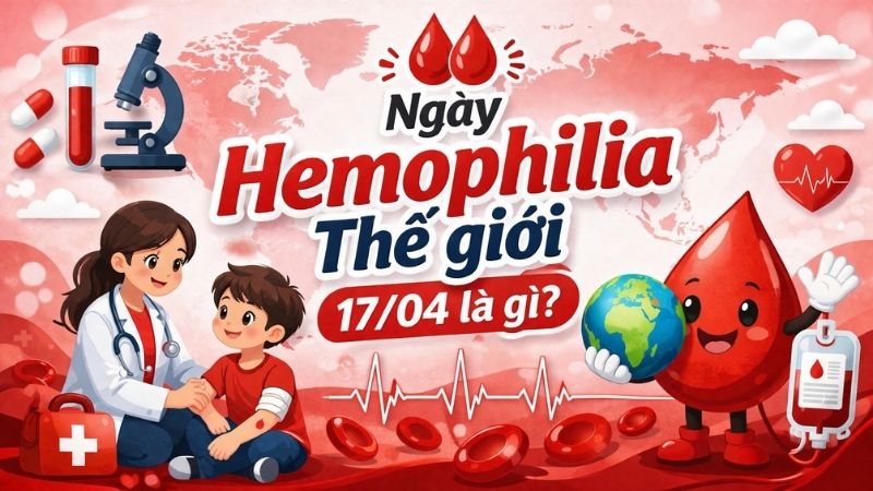 Ng&agrave;y thế giới bệnh Hemophilia gi&uacute;p n&acirc;ng cao nhận thức về bệnh m&aacute;u kh&oacute; đ&ocirc;ng