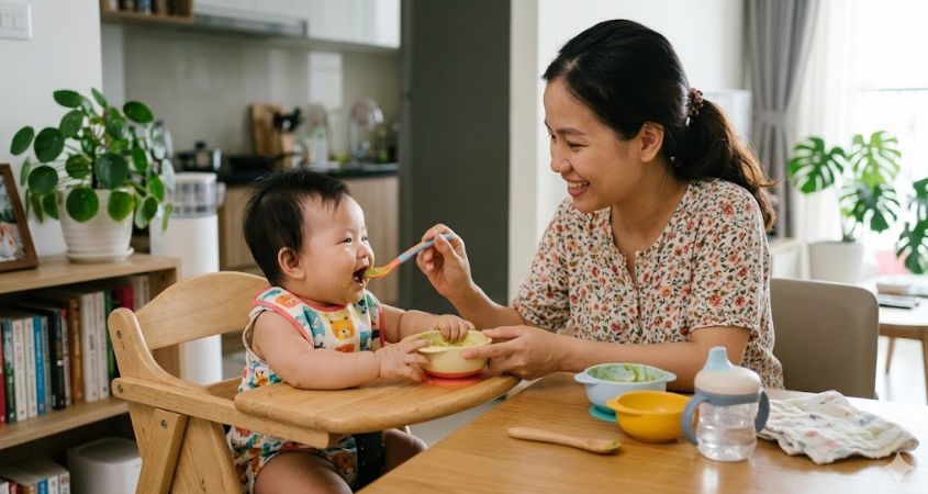 Bé 7 tháng đã sẵn sàng để mở rộng ăn dặm chưa? Bé 7 tháng đã sẵn sàng để mở rộng ăn dặm chưa?