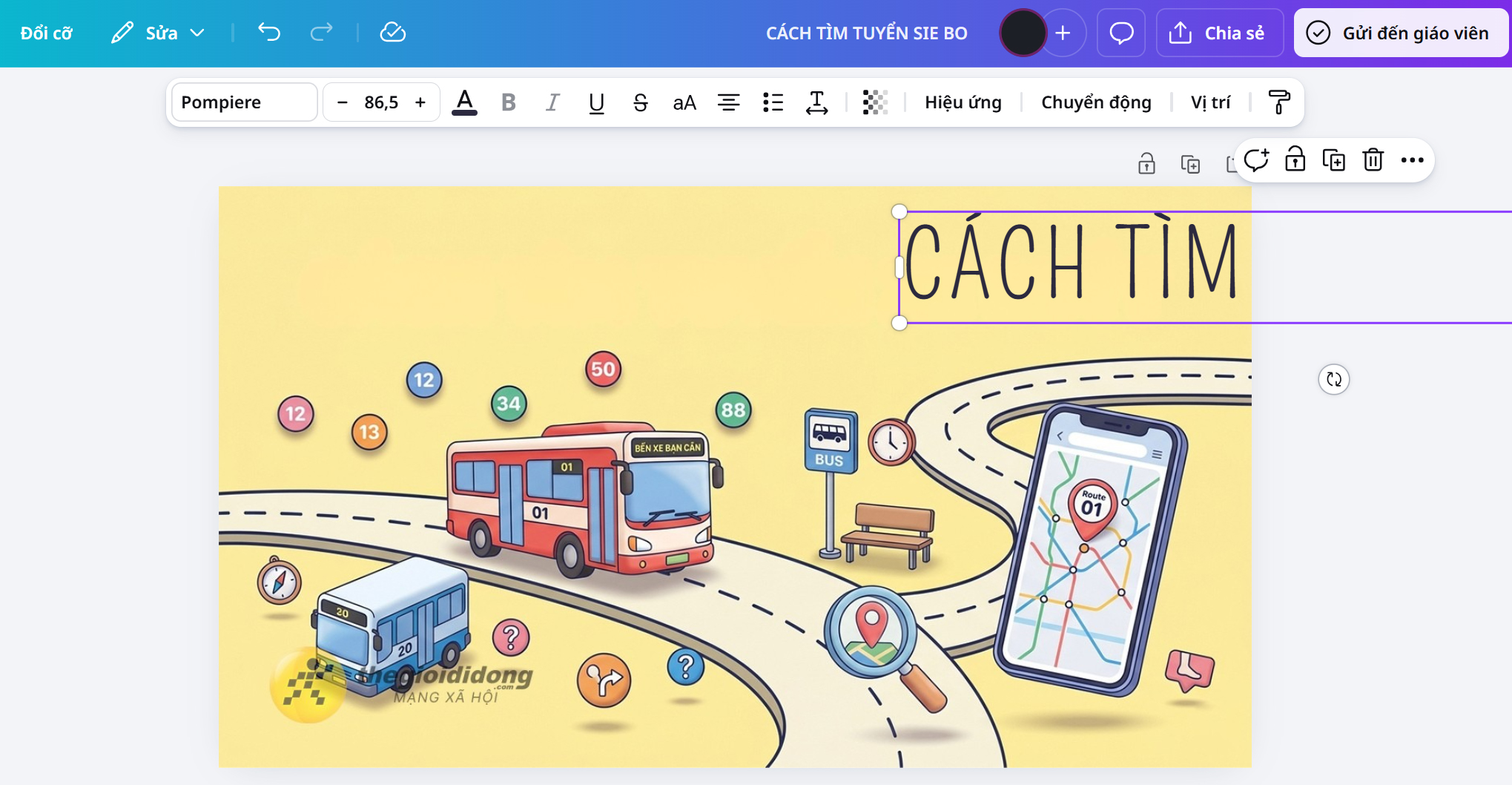 Cách tách chữ ra khỏi ảnh trong Canva Cách tách chữ ra khỏi ảnh trong Canva