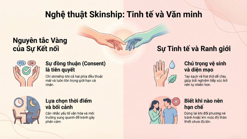 Lưu &yacute; khi skinship