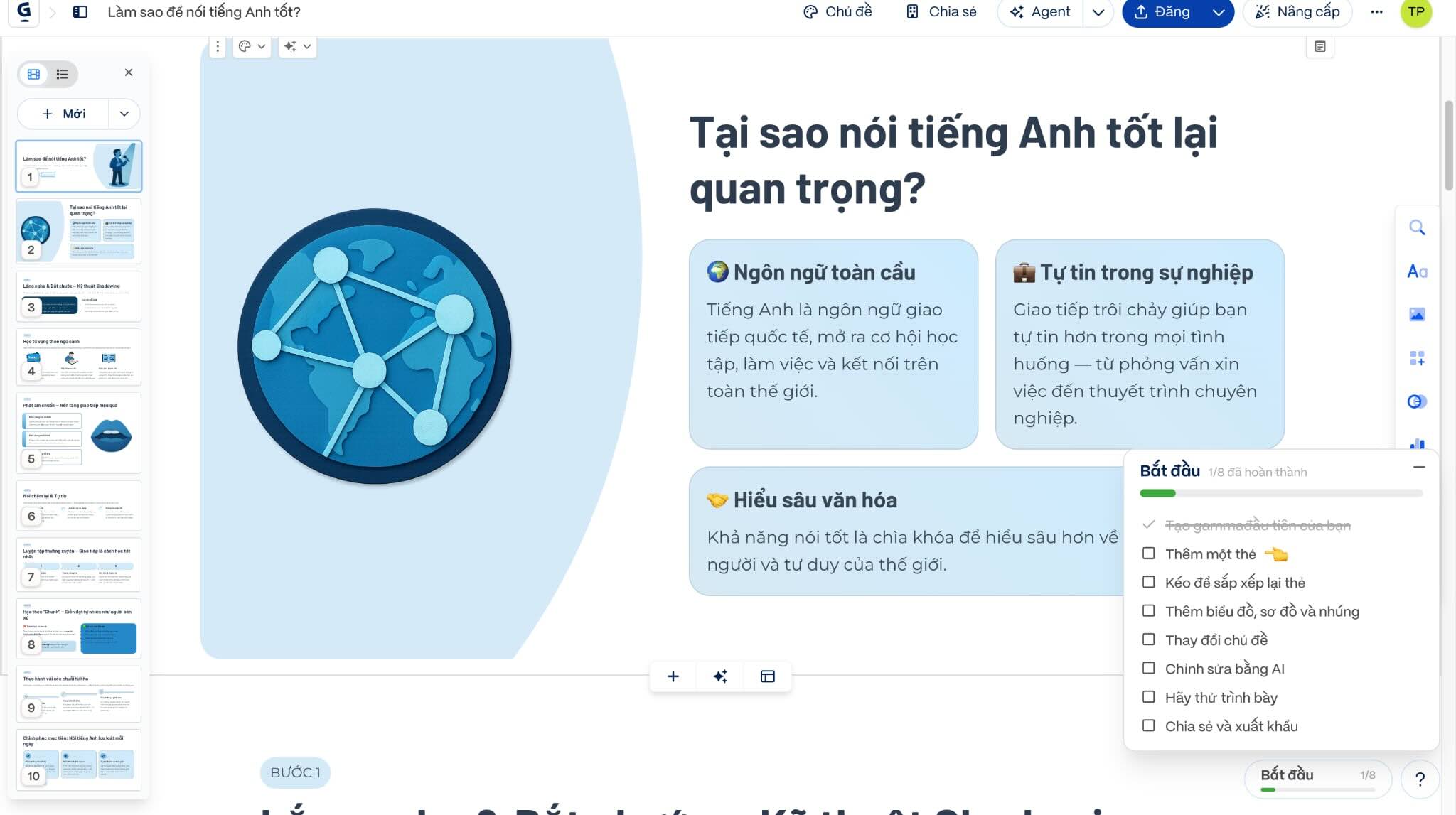 Hoàn thiện slide chỉ trong 1 phút Hoàn thiện slide chỉ trong 1 phút