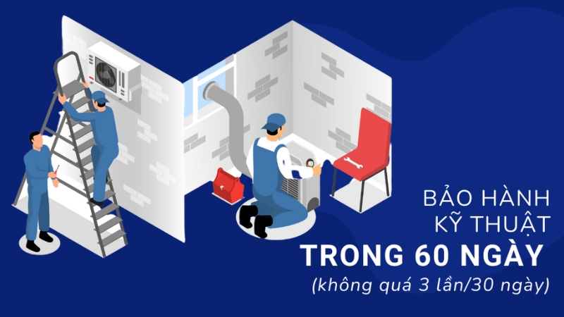Bảo h&agrave;nh sau khi vệ sinh m&aacute;y lạnh