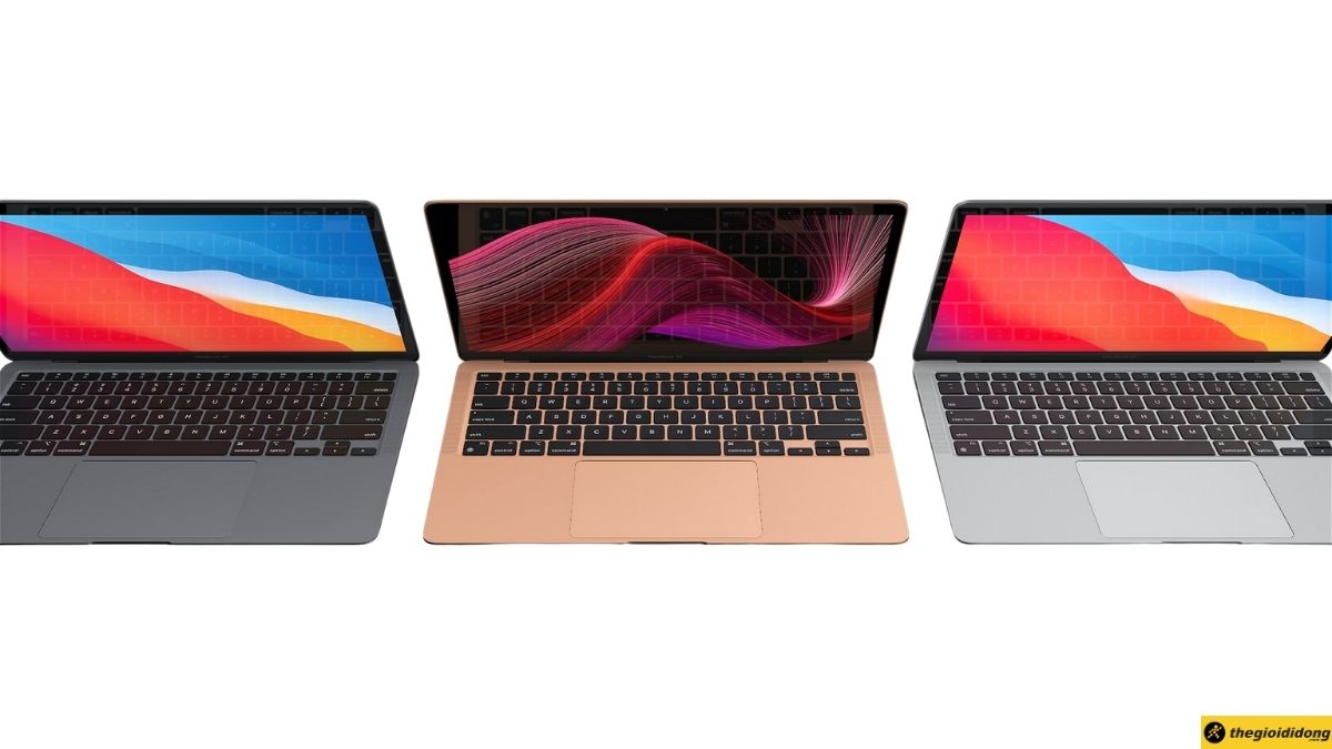 C&aacute;c phi&ecirc;n bản m&agrave;u tr&ecirc;n MacBook Air M1