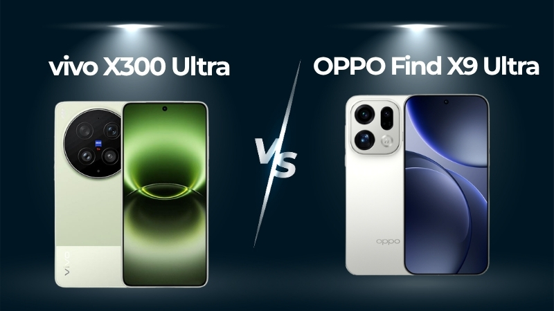 So s&aacute;nh thiết kế vivo X300 Ultra v&agrave; OPPO Find X9 Ultra