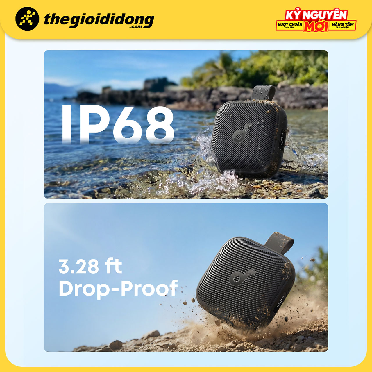 Loa Soundcore Boom Go 3i giá rẻ Chuẩn IP68