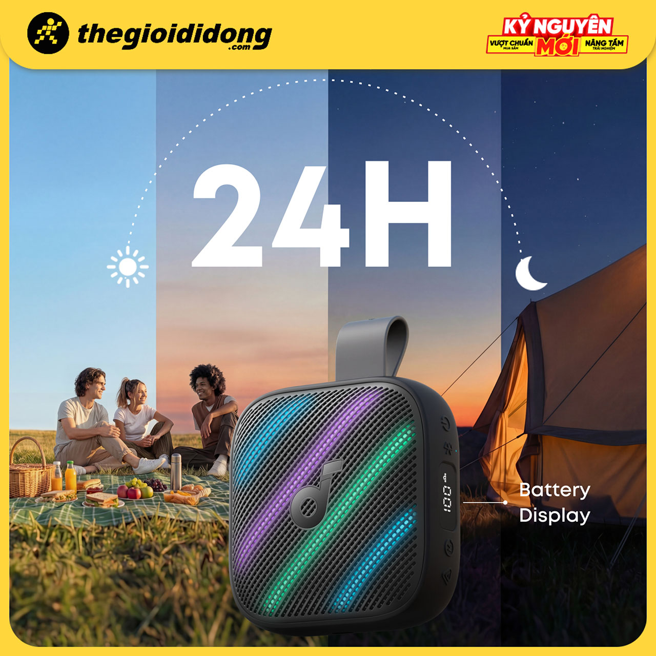 Loa Soundcore Boom Go 3i giá rẻ Pin 24h