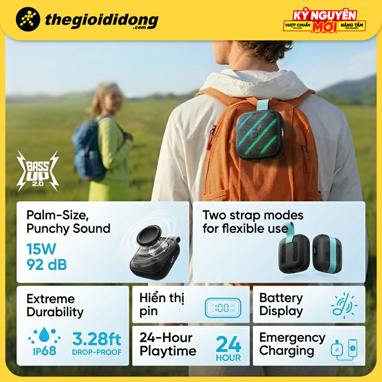 Loa Soundcore Boom Go 3i giá rẻ Âm thanh bùng nổ