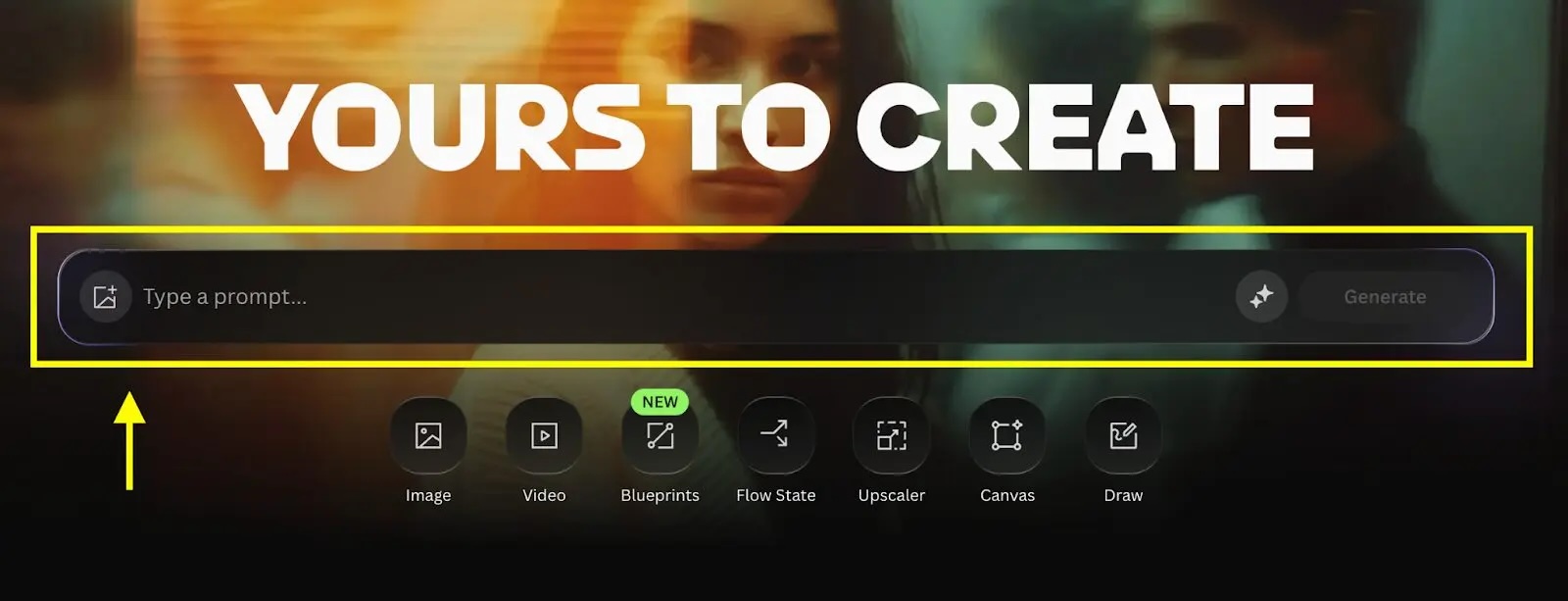Nhập prompt Nhập prompt tạo ảnh
