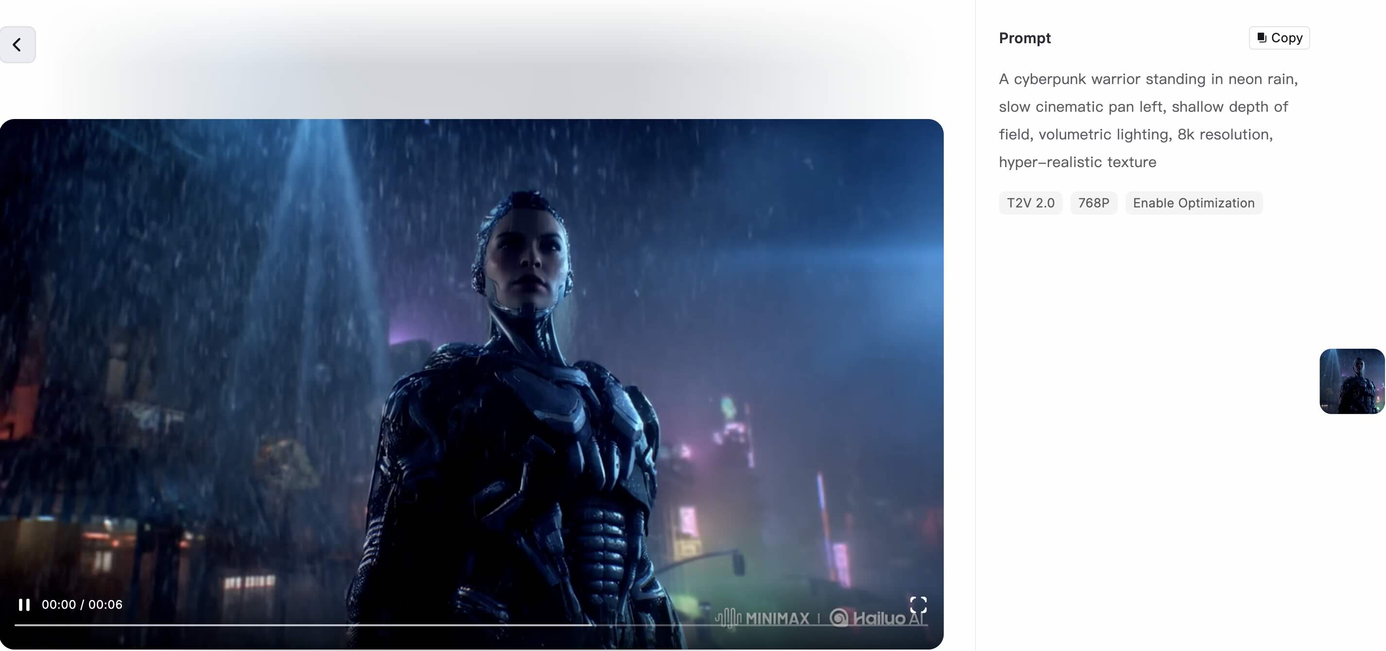 T&aacute;c phẩm video AI sau khi tạo