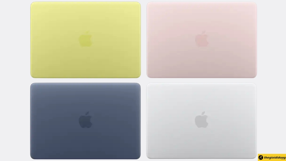 4 phi&ecirc;n bản m&agrave;u tr&ecirc;n MacBook Neo