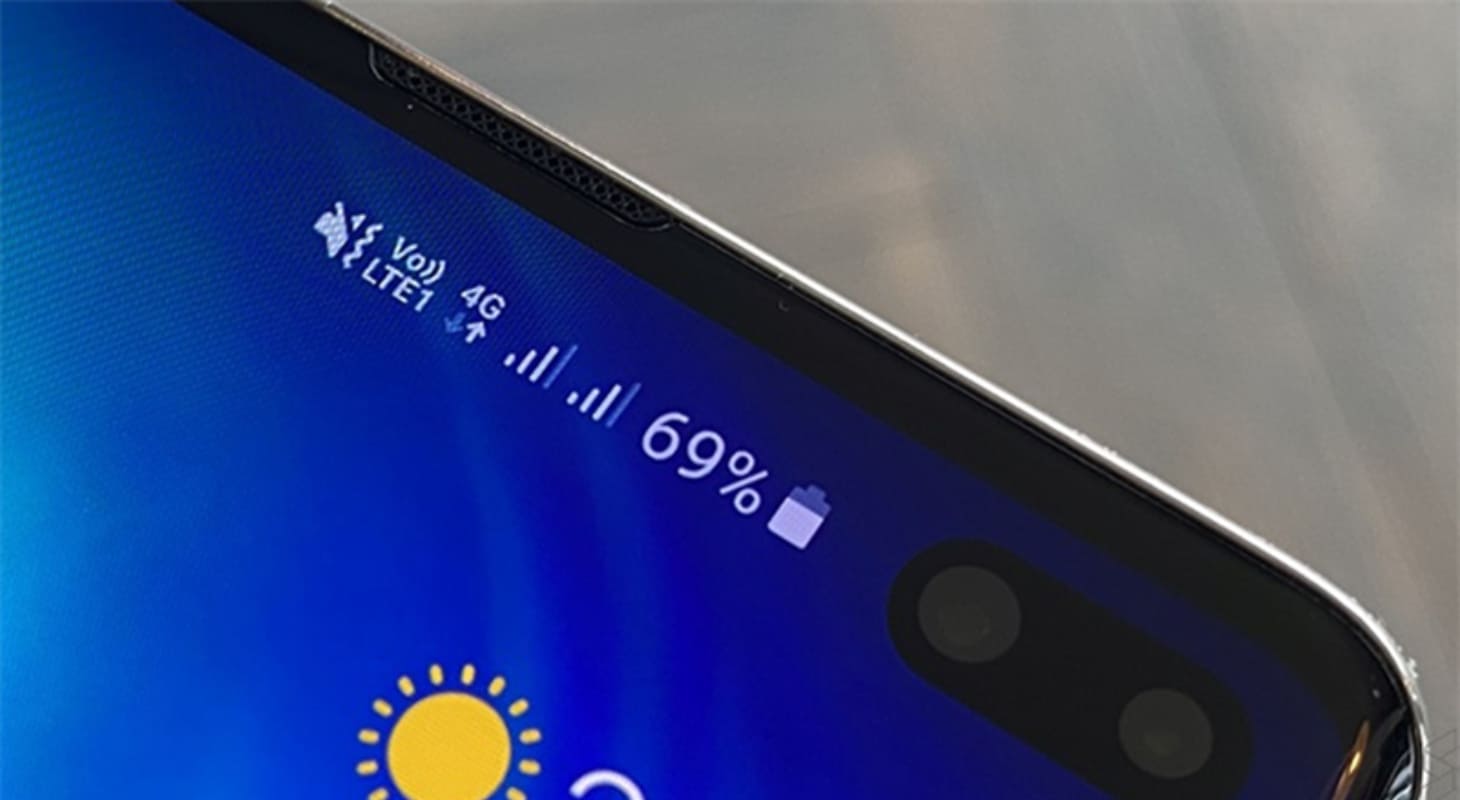 Điện thoại hiển thị ký hiệu cuộc gọi 4G Điện thoại hiển thị ký hiệu cuộc gọi 4G