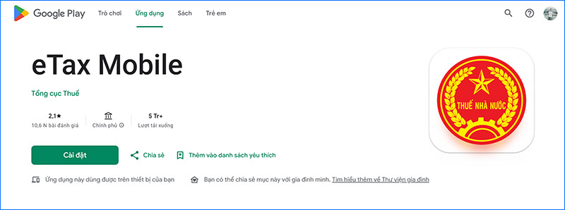 eTax Mobile tra cứu và nộp thuế nhanh chóng an toàn ngay trên điện thoại eTax Mobile tra cứu và nộp thuế nhanh chóng an toàn ngay trên điện thoại