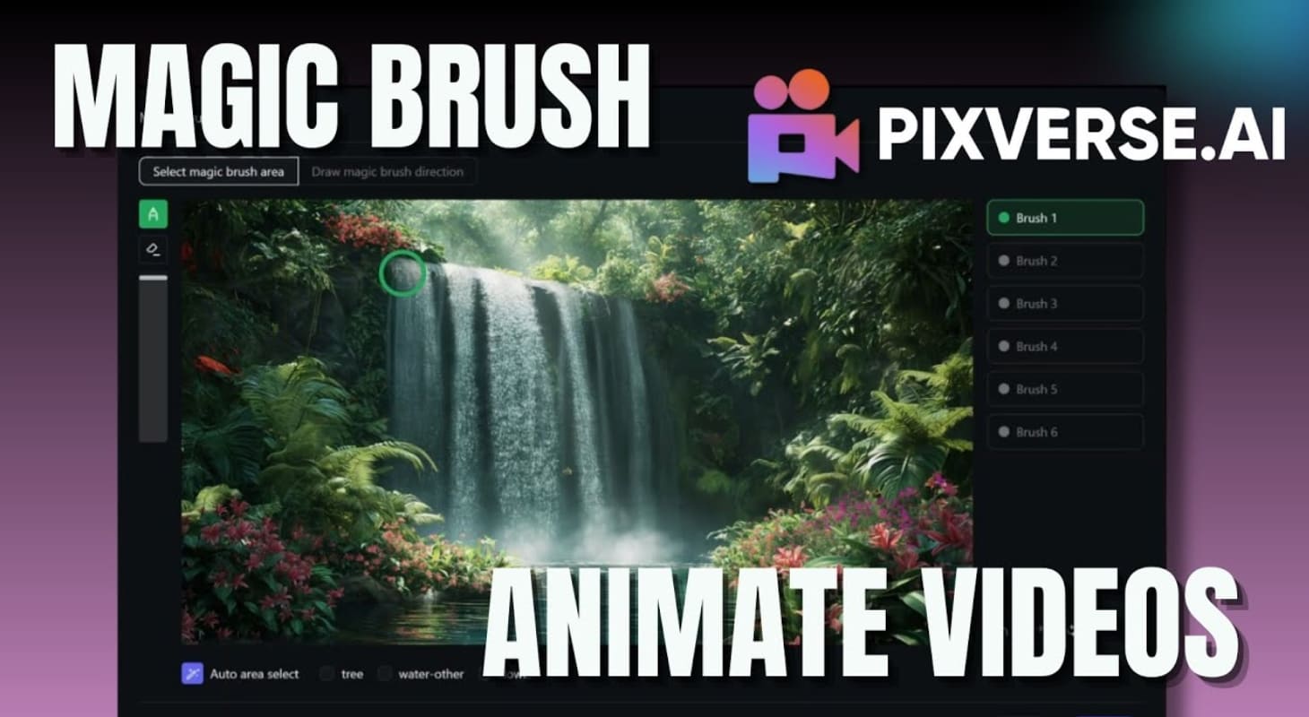 Tính năng Magic Brush (Cọ ma thuật) giúp bạn chuyển từ hình ảnh sang video theo ý muốn Tính năng Magic Brush (Cọ ma thuật) giúp bạn chuyển từ hình ảnh sang video theo ý muốn