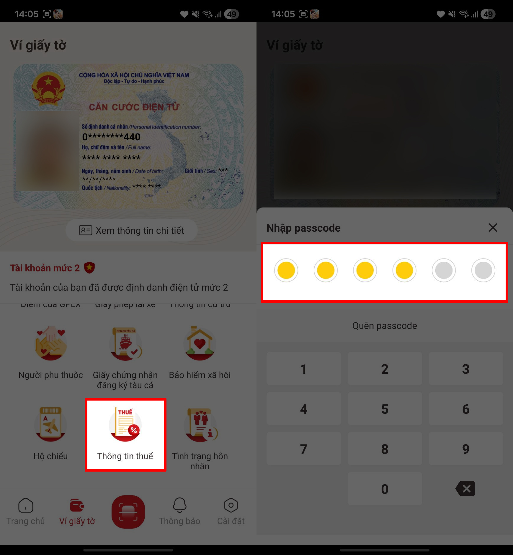 Cách khắc phục lỗi thông tin NNT không có trên cơ sở DLQG về dân cư