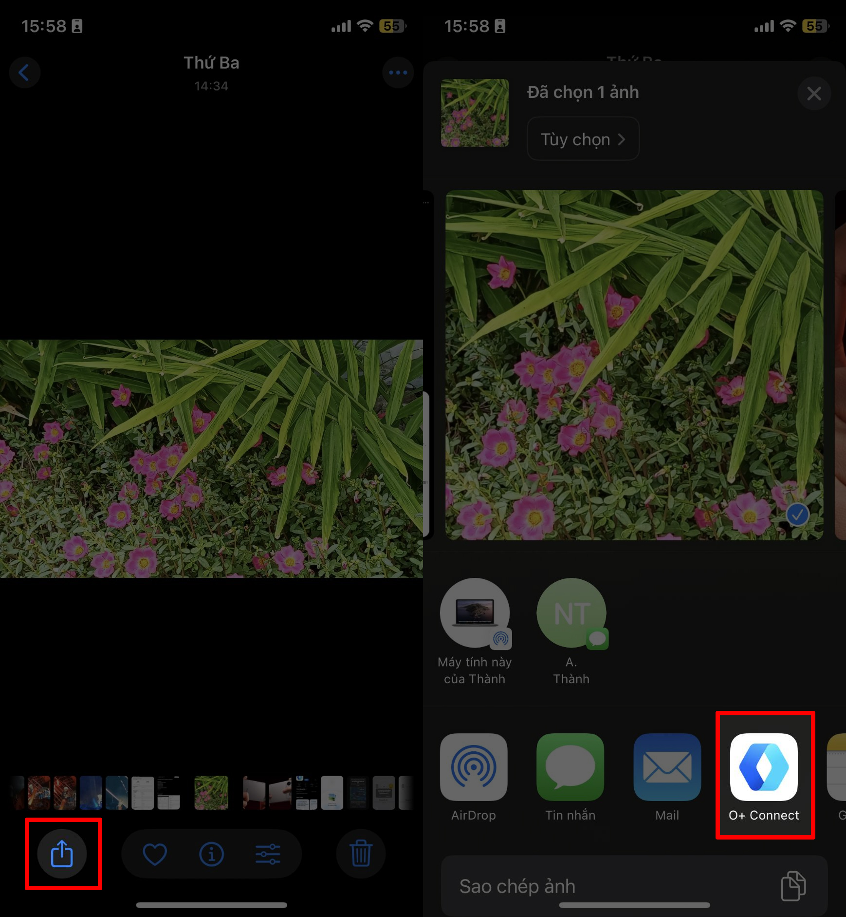 Cách chia sẻ file từ iPhone qua realme