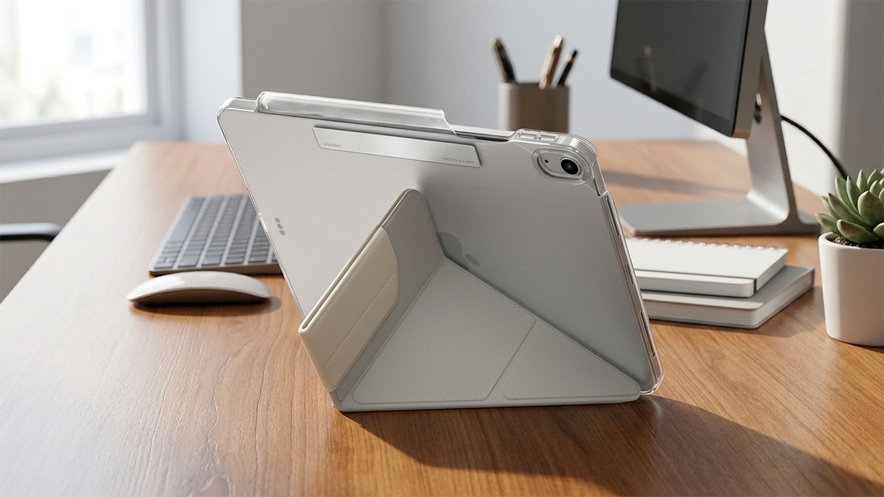 Bao da, miếng dán kính iPad Bao da nắp gập