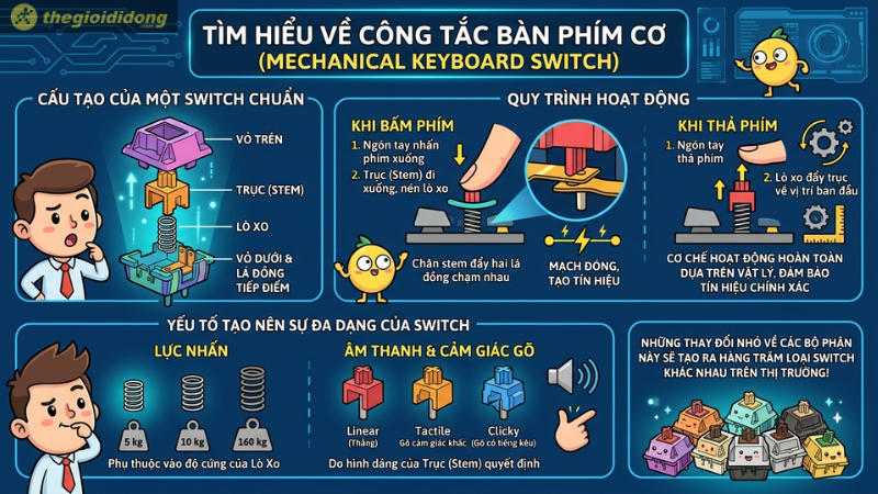 Cấu tạo và cơ chế hoạt động switch Cấu tạo và cơ chế hoạt động switch