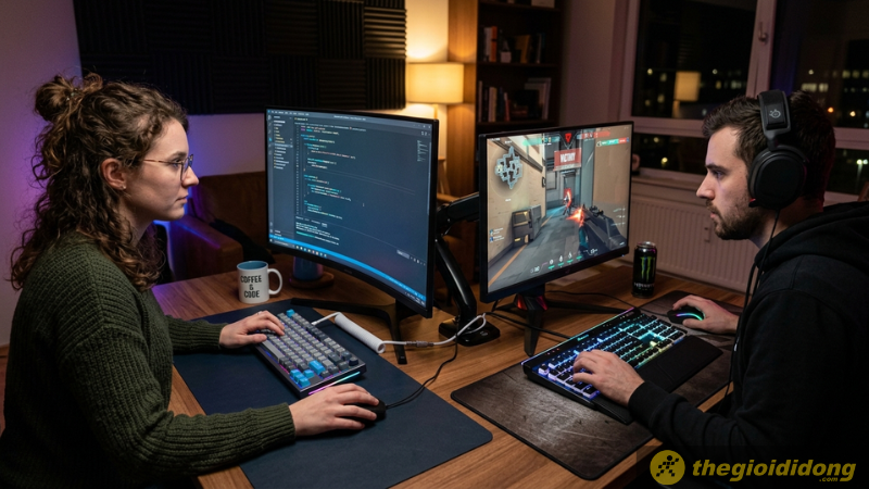 Tối ưu cho cả văn phòng và gaming Tối ưu cho cả văn phòng và gaming