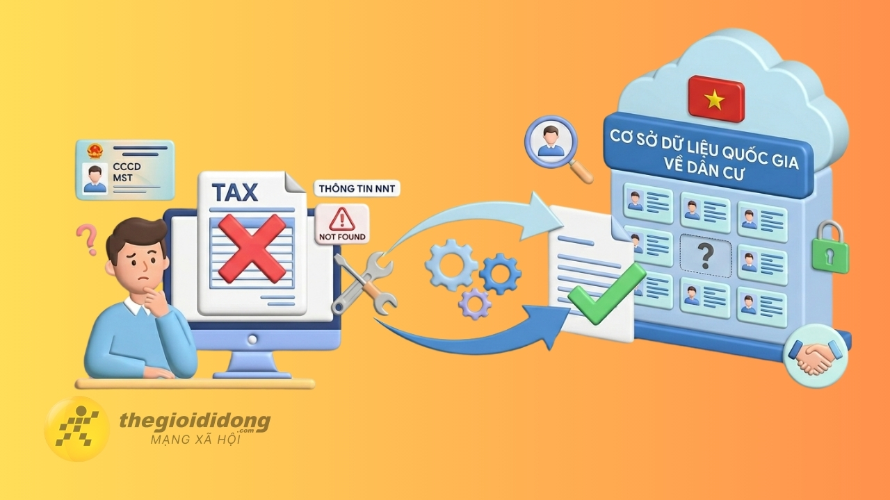 Cách khắc phục lỗi tích hợp thuế vào VNeID bị từ chối