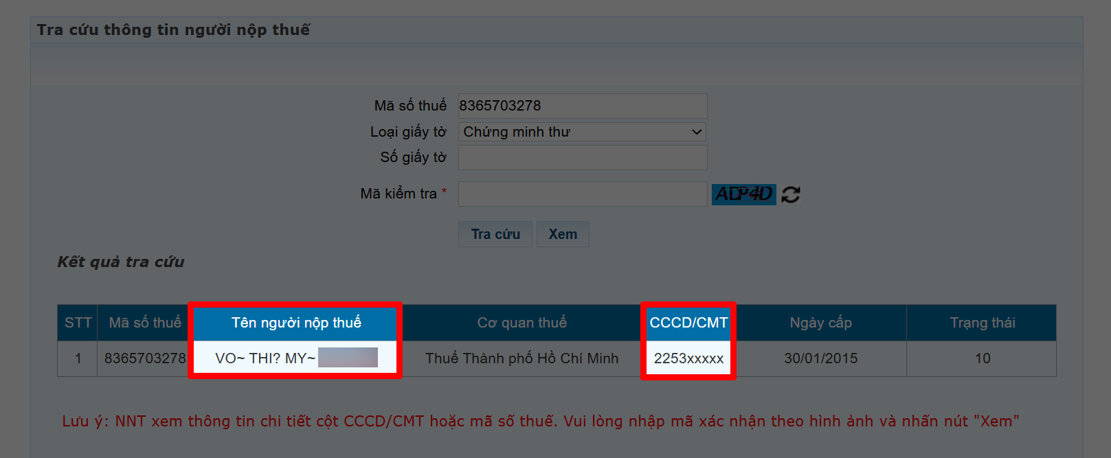 Cách khắc phục lỗi tích hợp thuế vào VNeID bị từ chối