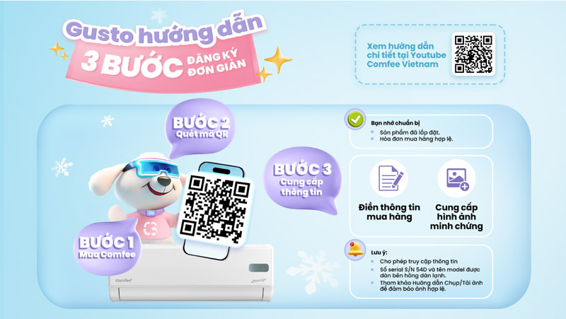 M&Aacute;T CHUẨN CH&Acirc;U &Acirc;U, COOL CHẤT GENZ &ndash; SẮM ĐIỀU H&Ograve;A COMFEE, RINH SMARTPHONE TRENDY!