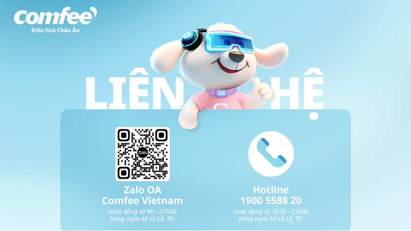 M&Aacute;T CHUẨN CH&Acirc;U &Acirc;U, COOL CHẤT GENZ &ndash; SẮM ĐIỀU H&Ograve;A COMFEE, RINH SMARTPHONE TRENDY!