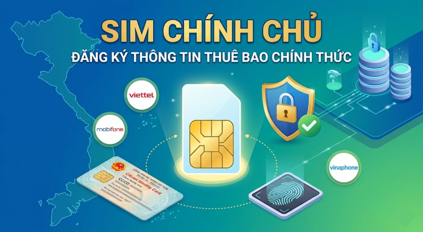 SIM chính chủ là SIM đã đăng ký thông tin thuê bao cho một chủ sở hữu