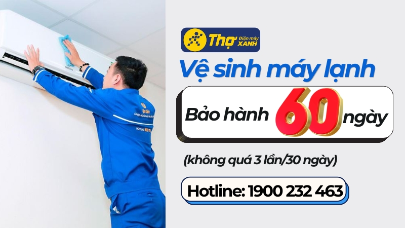 Ch&iacute;nh s&aacute;ch bảo h&agrave;nh kỹ thuật thao t&aacute;c 60 ng&agrave;y