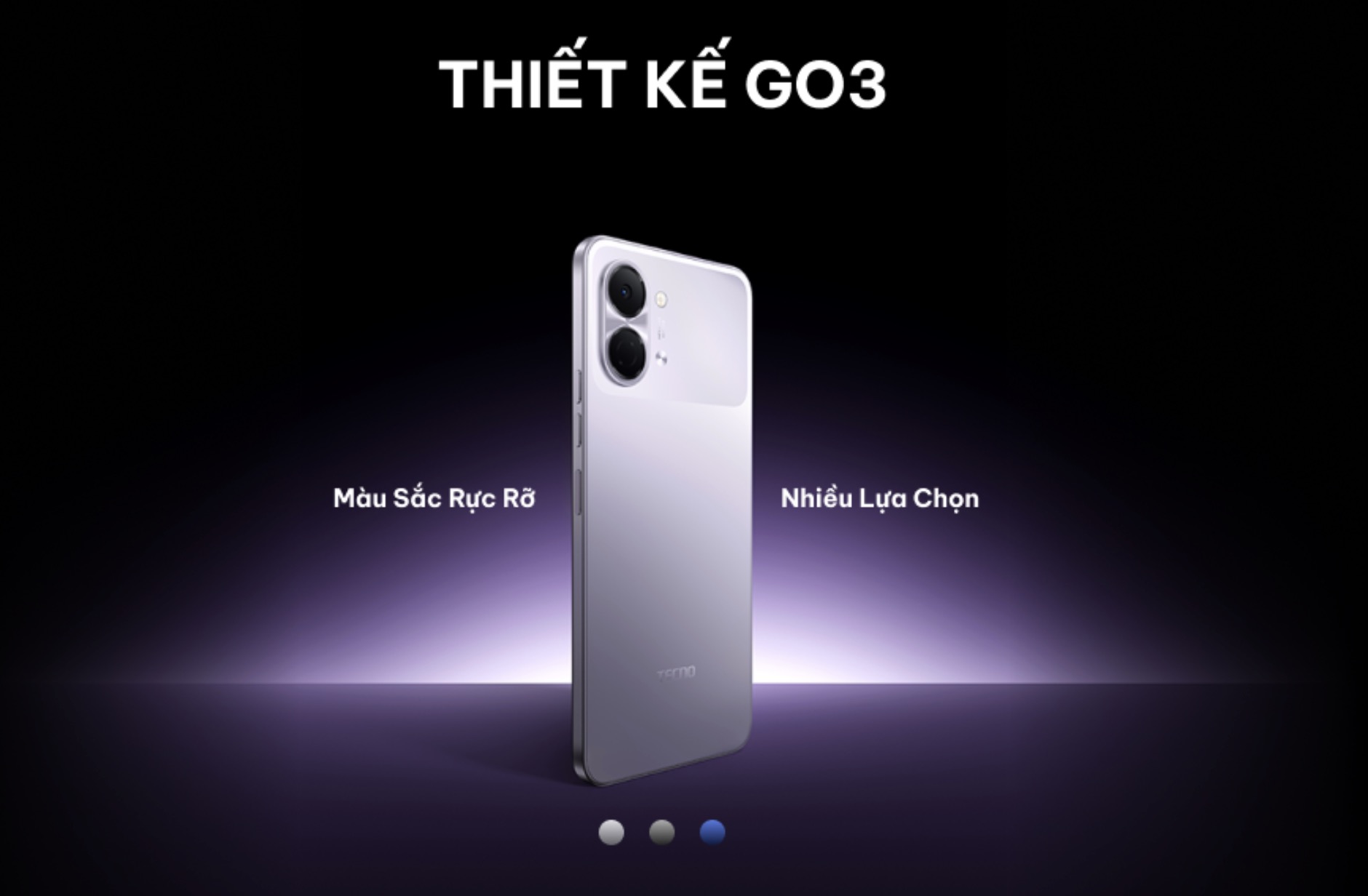 Hotsale mở bán TECNO Spark Go 3: Giảm 200K hoặc tặng PMH 250K, trả chậm 0% lãi suất