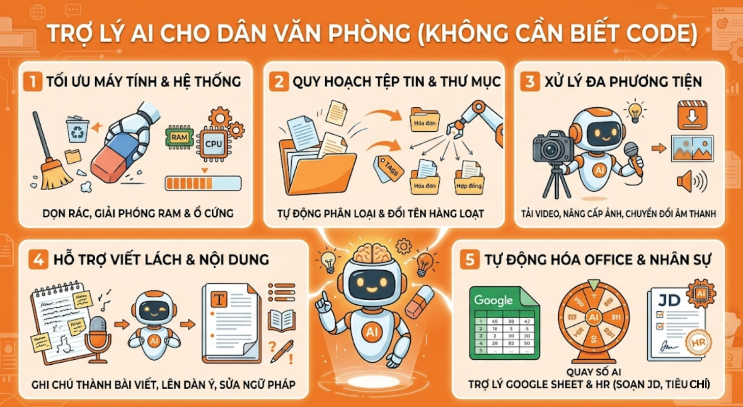Claude Code mang lại những ứng dụng thiết thực cho dân văn phòng và người không biết code