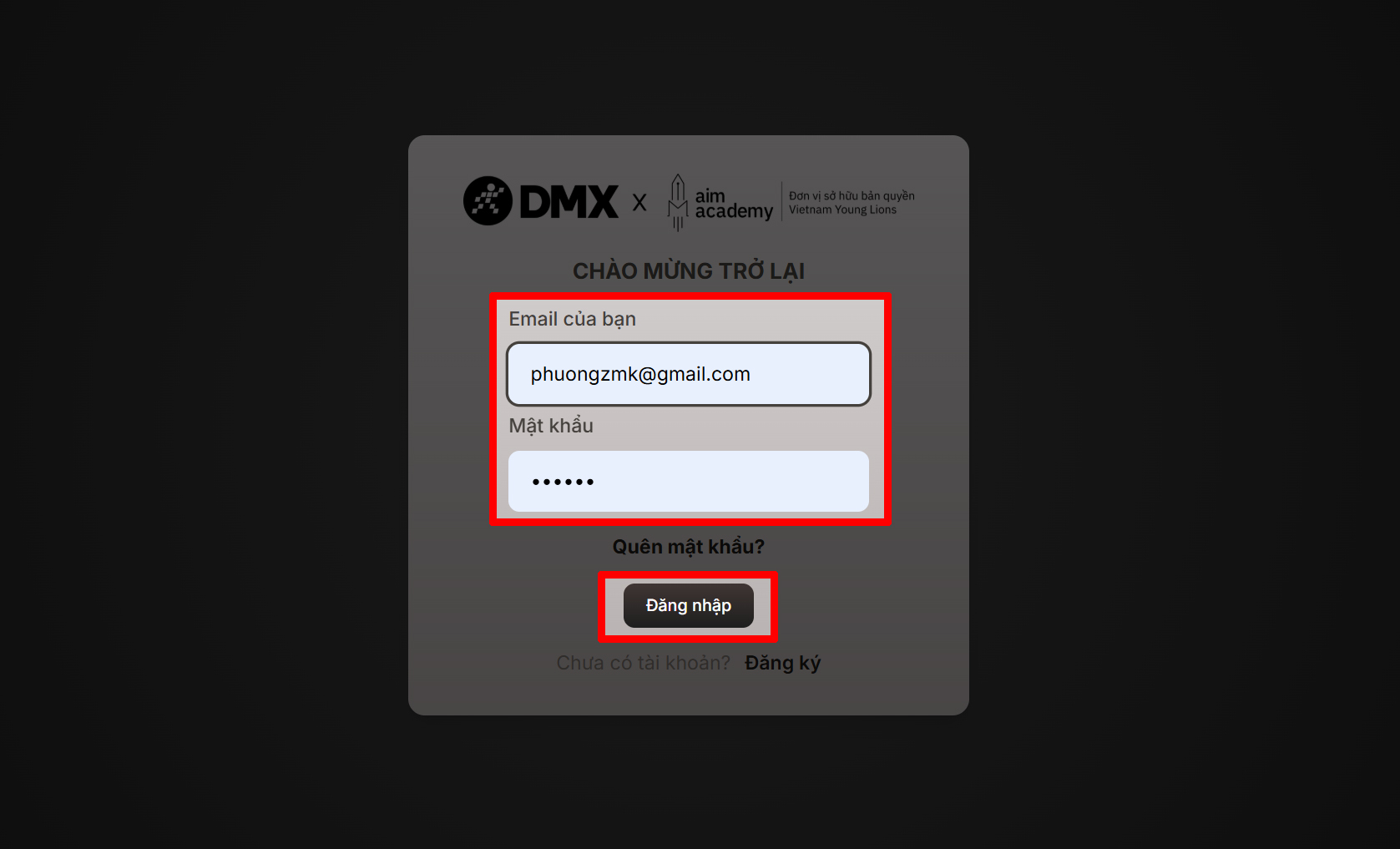 Cách nộp bài thi The Next DMX